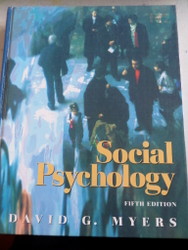Social Psychology David G. Myers