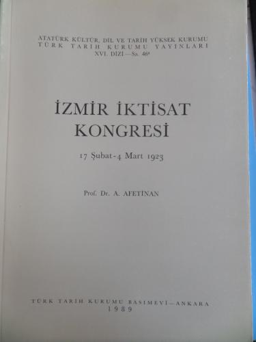 İzmir İktisat Kongresi / 17 Şubat - 4 Mart 1923