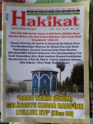 Hakikat Aylık İslam Dergisi / Mayıs 2019 / 308