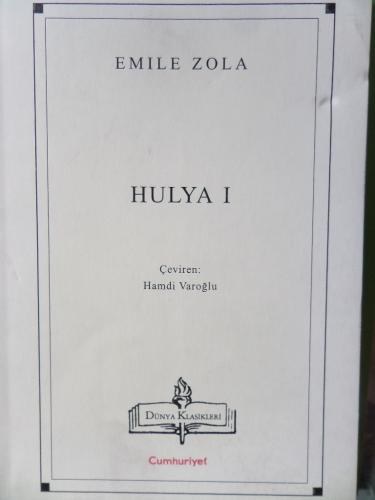 Hulya I Emile Zola