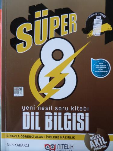 Süper 8 Dil Bilgisi Yeni Nesil Soru Kitabı Nuh Kabakcı