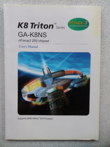 K8 Triton Series GA-K8NS nForce3 250 Chipset User's Manual