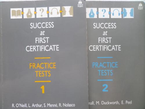 Success At First Certificate Practice Tests 1-2