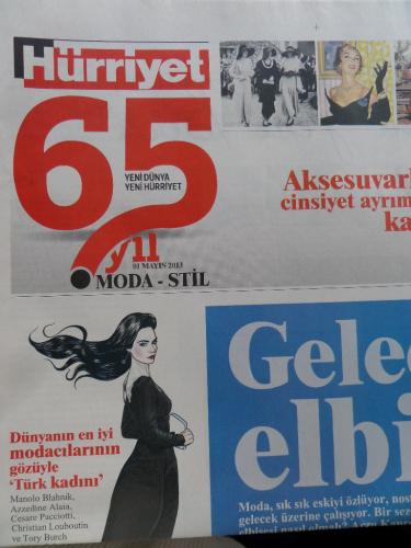 Eski Gazete/ Hürriyet 65.yıl Moda- Stil