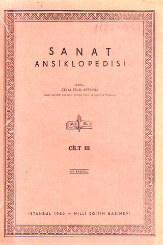 Sanat Ansiklopedisi 1950 / XIII. Fasikül Celal Esad Arseven