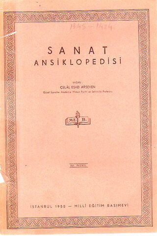 Sanat Ansiklopedisi 1950 / XV. Fasikül Celal Esad Arseven