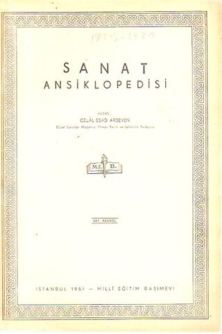 Sanat Ansiklopedisi 1951 / XXII. Fasikül Celal Esad Arseven