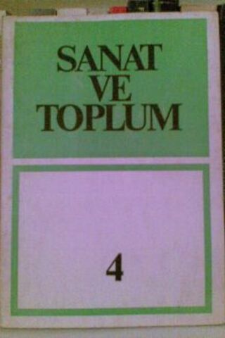 Sanat Ve Toplum 4