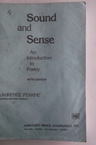 Saund And Sense Laurence Perrine