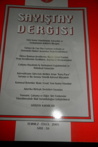 Sayıştay Dergisi 2005 / 58