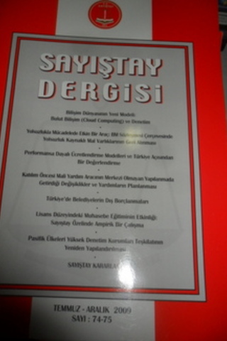 Sayıştay Dergisi 2009 / 74-75