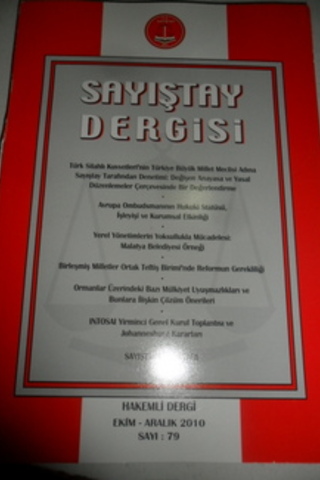 Sayıştay Dergisi 2010 / 79
