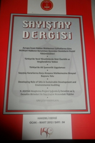 Sayıştay Dergisi 2012 / 84