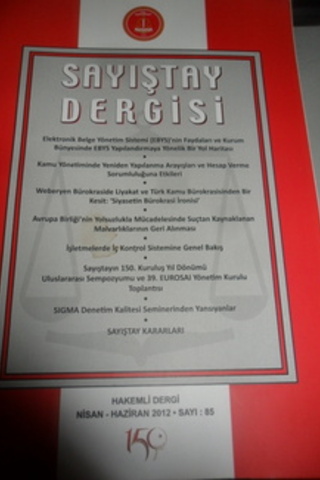 Sayıştay Dergisi 2012 / 85