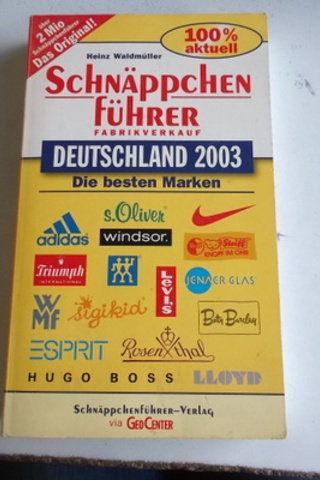 Schnappchen Führer Deutschland 2003