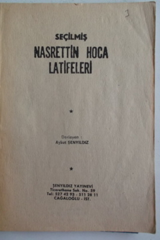 Seçilmiş Nasrettin Hoca Latifeleri