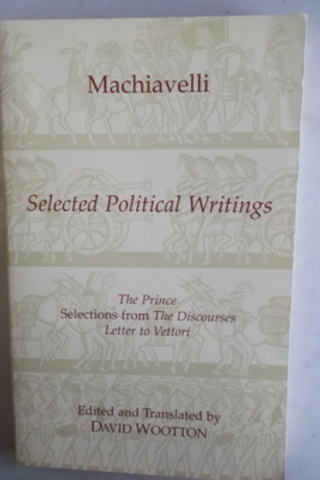 Selected Political Writings Niccolo Machiavelli