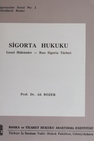 Sigorta Hukuku Ali Bozer
