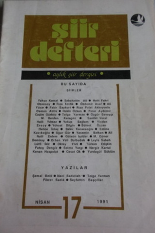 Şiir Defteri 1991 / 17