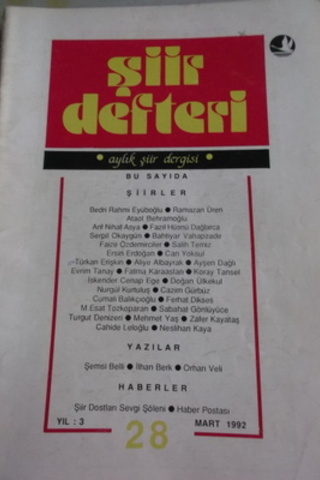 Şiir Defteri 1992 / 28