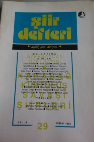 Şiir Defteri 1992 / 29