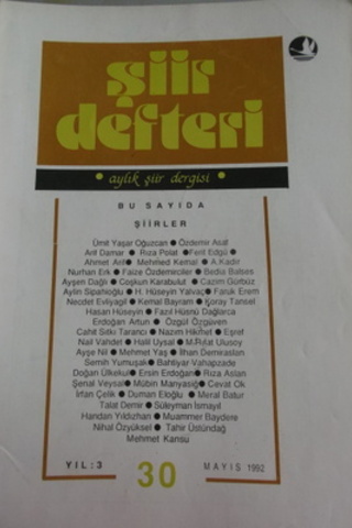 Şiir Defteri 1992 / 30