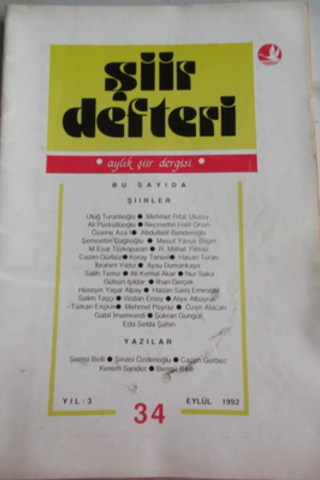 Şiir Defteri 1992 / 34