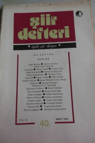 Şiir Defteri 1993 / 40