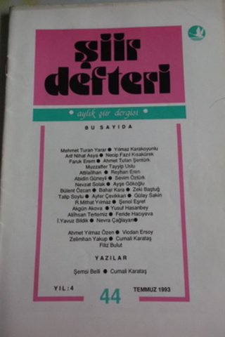 Şiir Defteri 1993 / 44