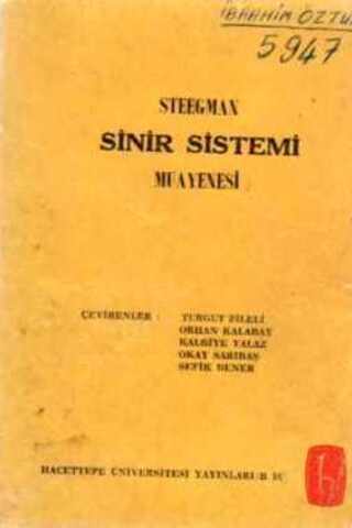 Sinir Sistemi Muayenesi Steegman