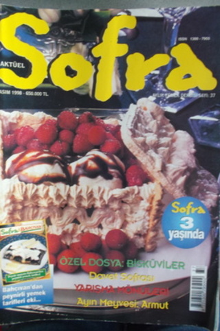 Sofra Aylık Yemek Dergisi 1998 / 37