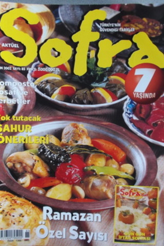 Sofra Aylık Yemek Dergisi 2002 / 85