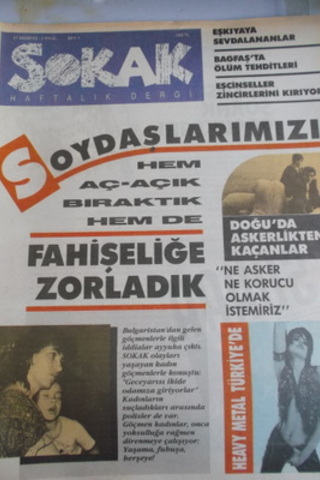Sokak Haftalık Dergi Sayı 1