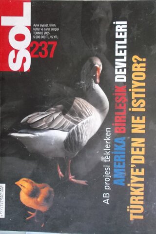 Sol Aylık Siyaset, Kültür ve Sanat Dergisi 2005/237