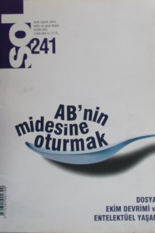 Sol Aylık Siyaset, Kültür ve Sanat Dergisi 2005/241