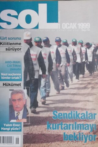 Sol Haftalık Siyaset,Bilim,Kültür ve Sanat Dergisi 1999/18