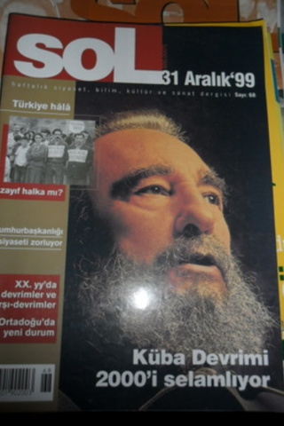 Sol Haftalık Siyaset, Bilim, Kültür ve Sanat Dergisi 2000 / 68