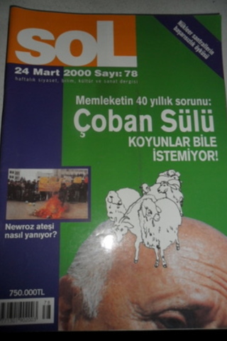 Sol Haftalık Siyaset, Bilim, Kültür ve Sanat Dergisi 2000 / 78
