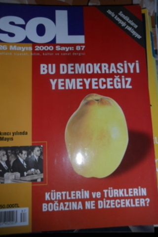Sol Haftalık Siyaset, Bilim, Kültür ve Sanat Dergisi 2000 / 87