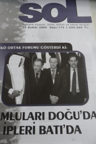 Sol Haftalık Siyaset, Bilim, Kültür ve Sanat Dergisi 2002 / 172