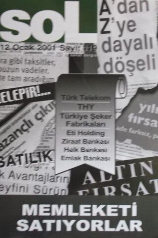 Sol Haftalık Siyaset, Bilim, Kültür ve Sanat Dergisi 2001 / 119