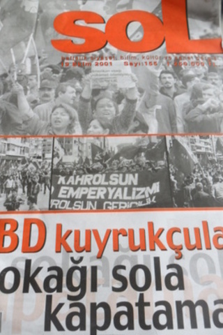 Sol Haftalık Siyaset, Bilim, Kültür ve Sanat Dergisi 2001 / 155