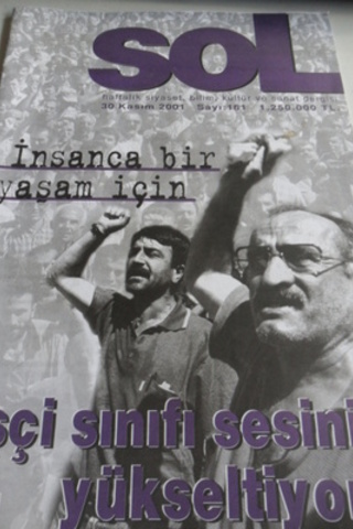 Sol Haftalık Siyaset, Bilim, Kültür ve Sanat Dergisi 2001 / 161
