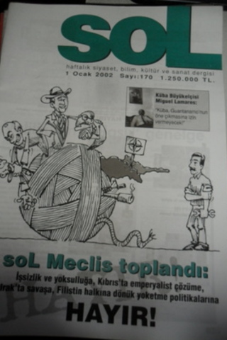 Sol Haftalık Siyaset, Bilim, Kültür ve Sanat Dergisi 2002 / 170