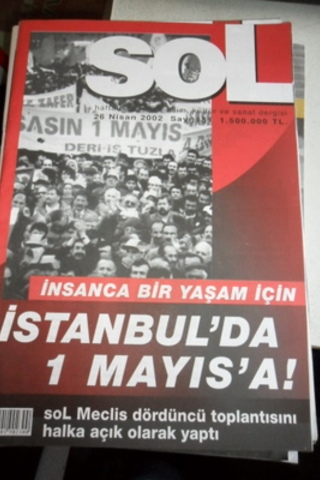 Sol Haftalık Siyaset, Bilim, Kültür ve Sanat Dergisi 2002 / 181