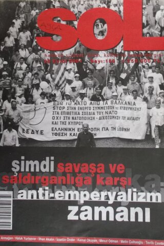 Sol Haftalık Siyaset, Kültür ve Sanat Dergisi 2001/152