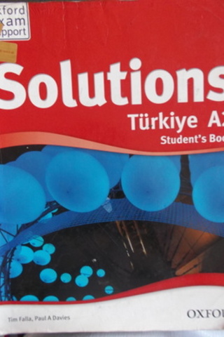 Solutions Türkiye A2 Student's Book Tim Falla
