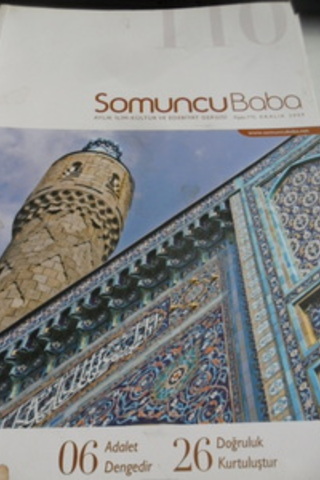 Somuncu Baba Aylık İlim Kültür ve Edebiyat Dergisi 2009 / 110