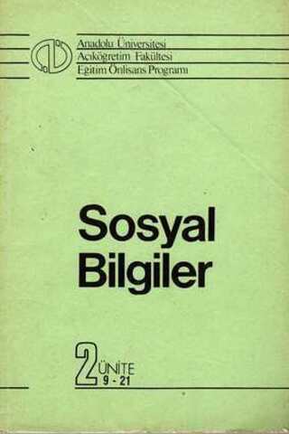 Sosyal Bilgiler 2. Ünite