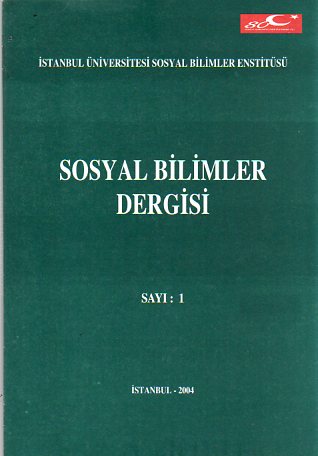 Sosyal Bilimler Dergisi Sayı 1